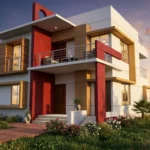 Modern house design in