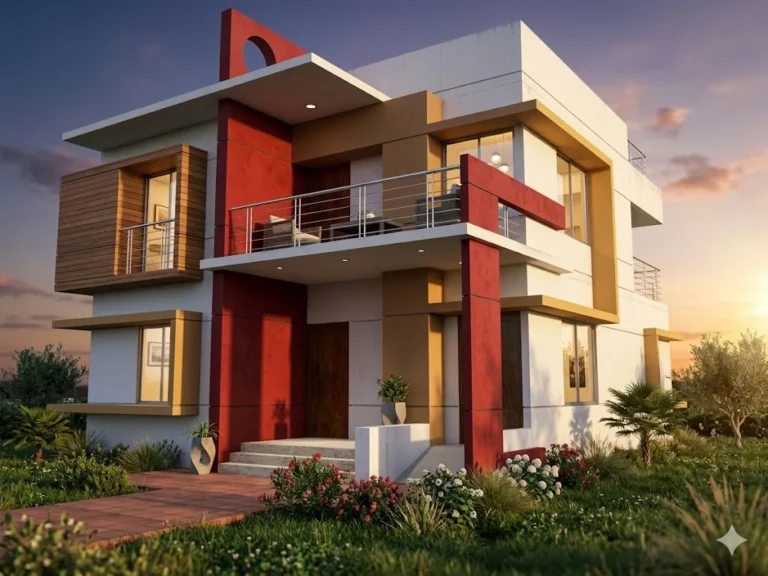 Modern house design in