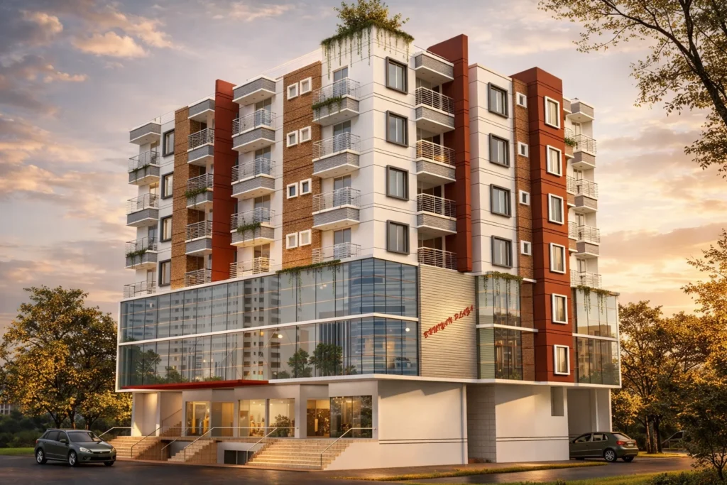Mixed-use building
