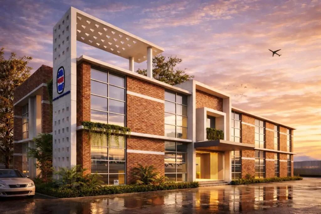 Simple building renovation design